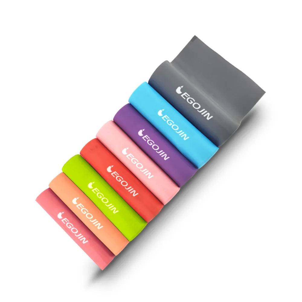 حزام مقاومة اللاتكس EGOJIN ، الانتعاش ، بيلاتيس اليوغا ، صالة اعادة التأهيل ، حية