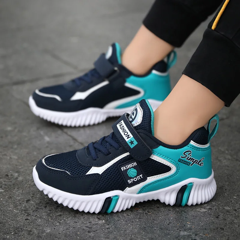 Fashion Four Season Children's Sports Shoes Boys' Running Leisure Breathable Outdoor Kids Casual Shoes Lightweight Sneaker Shoes