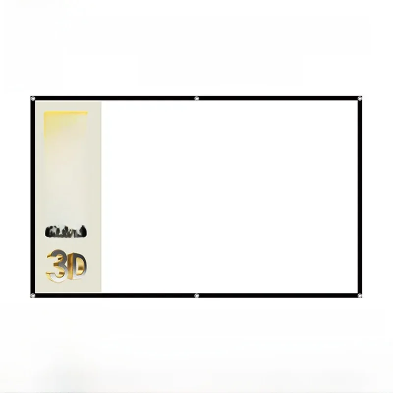 MIXITO 16:9 rapport haute densité Portable pliable écran de Projection 1080P 3d 4K HD projecteur film 60 72 84 92 100 120 150 pouces