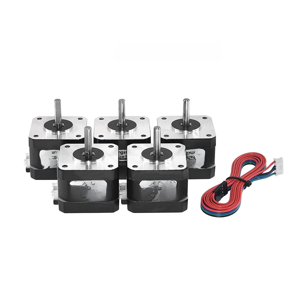 5/1Pcs 17hs3401 4-Lead Nema 17 Stepper Motor 42 Motor 42Bygh 1.3a (17hs 3401S) Motor Cnc Laser 3d Printer Motor Cnc - afbeelding 2