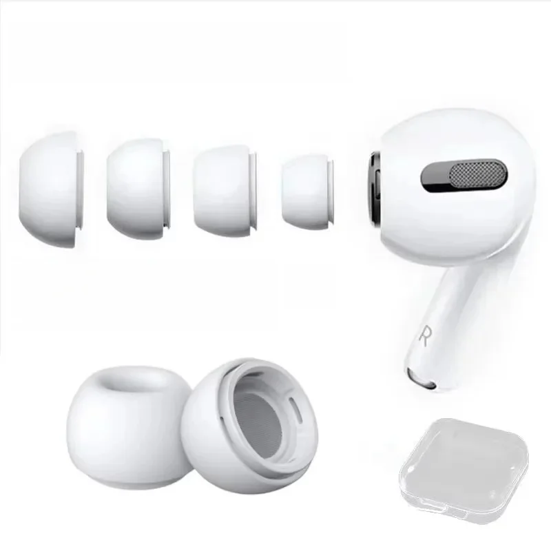 R embouts pour Airpods Pro 1/2 oreillettes coque en silicone trou de soulagement de la pression bouchons d'oreille coussin embouts écouteurs Air Pods Pro