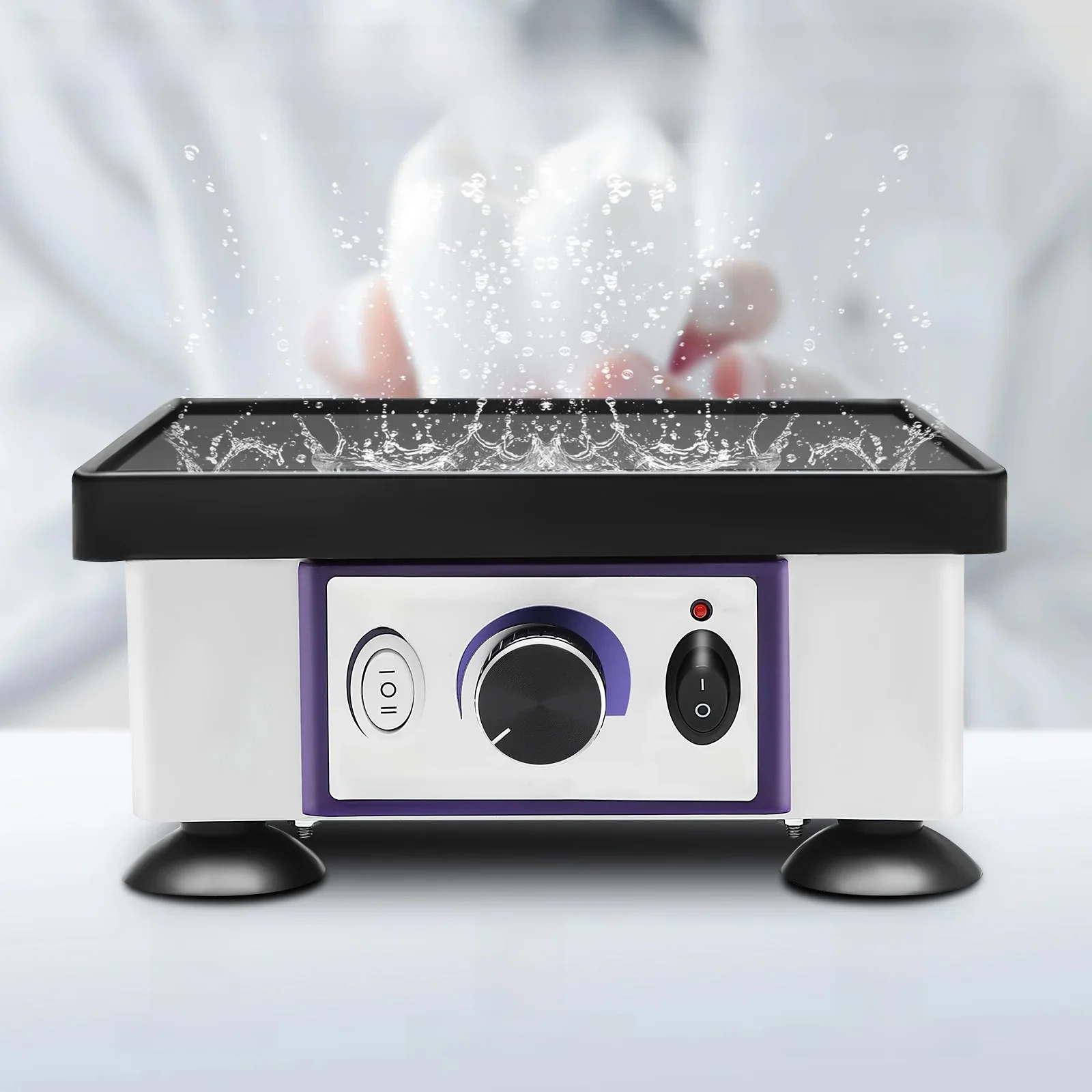 120w vierkante tandheelkundige vibrator variabele snelheid Lab Shaker oscillator vibrerende machine om verschillende gipsmodellen te maken - afbeelding 2