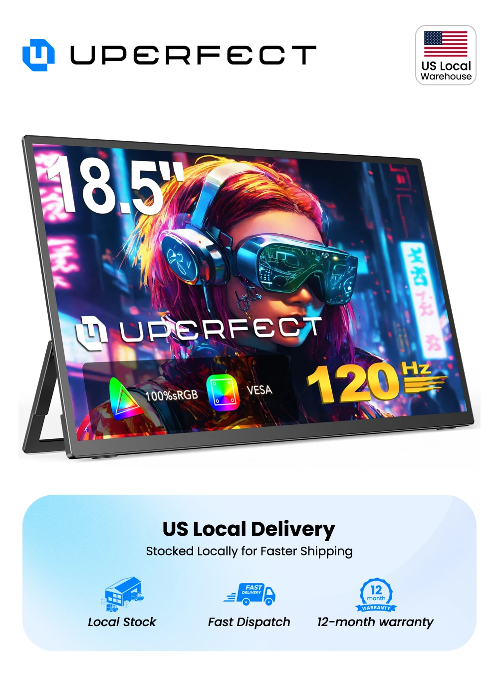 Pc Gaming Vs Ps5 - UPERFECT 18 UMax 18.5'' 120Hz Portable
