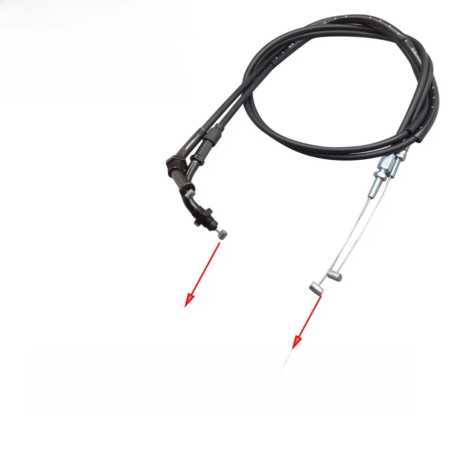 Dla Honda Shadow 400/750 Magna 250/750 Steed 400/600 1 para olej motocyklowy kabel przepustnicy motocykl rozszerzony przewód przepustnicy przewody — zdjęcie 2
