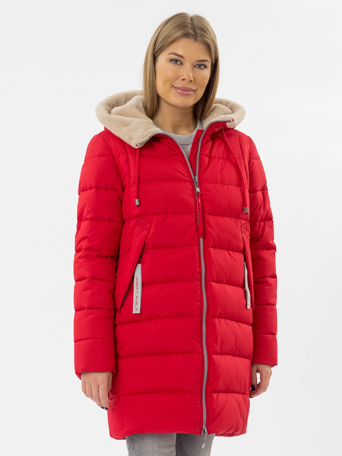 Imagem -03 - Cabolsa Quente de Inverno Feminino Jaqueta Grossa Tamanhos Grandes Parka com Capuz e Acabamento em Pele Artificial