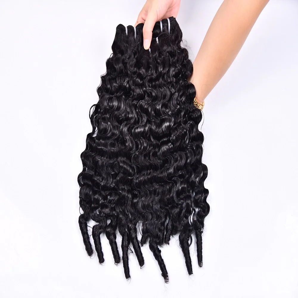 22 بوصة البورمية حزم الشعر البشري المجعد 15A البورمية وصلات شعر خام حزم 100% الشعر البشري أعلى جودة 2-5 أيام التسليم