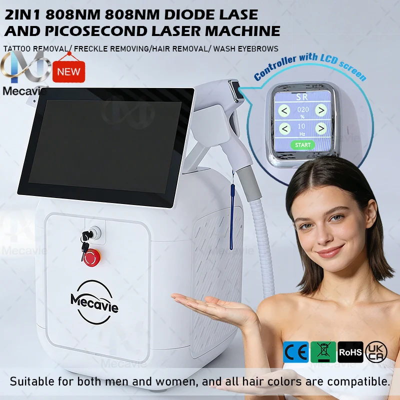 

Новый лазерный аппарат Soprano Ice Diode & Pico 2-в-1 (755, 808, 940, 1064 нм, 4000 Вт) для безболезненного перманентного удаления волос и удаления татуировок