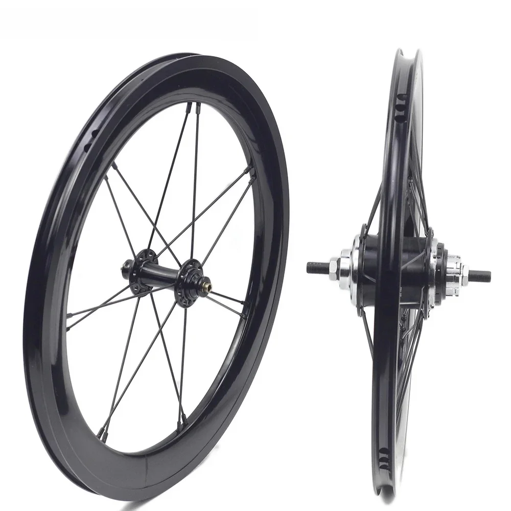 AliExpress SILVEROCK-Alloy Bike Wheels 16" 349 1 3/8 Rim Brake 6Speed Inner3 External2, 40mm Aero for Brompton 3Sixty Folding Bike Wheelset