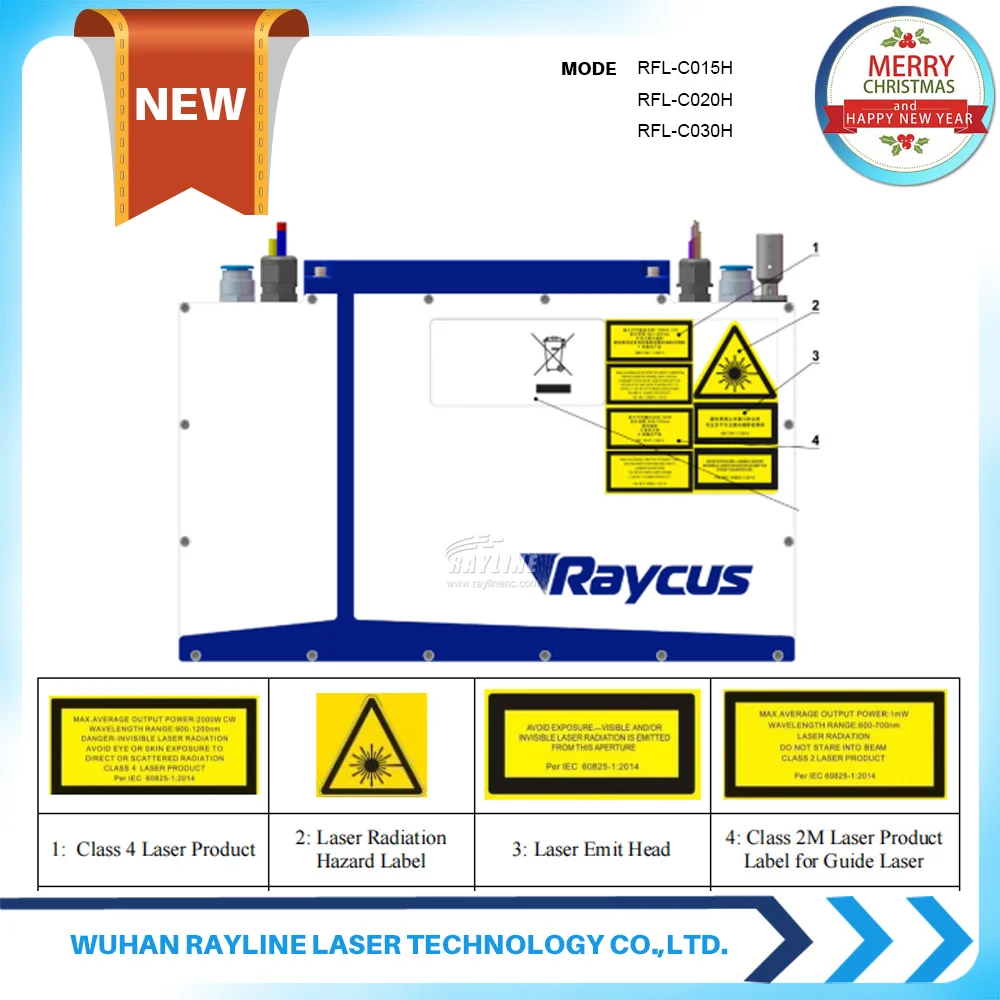 1500W Raycus Fiber Laser Source RFL-C015H Single Module CW Laser Welding Source for Handheld Fiber Welding Machine