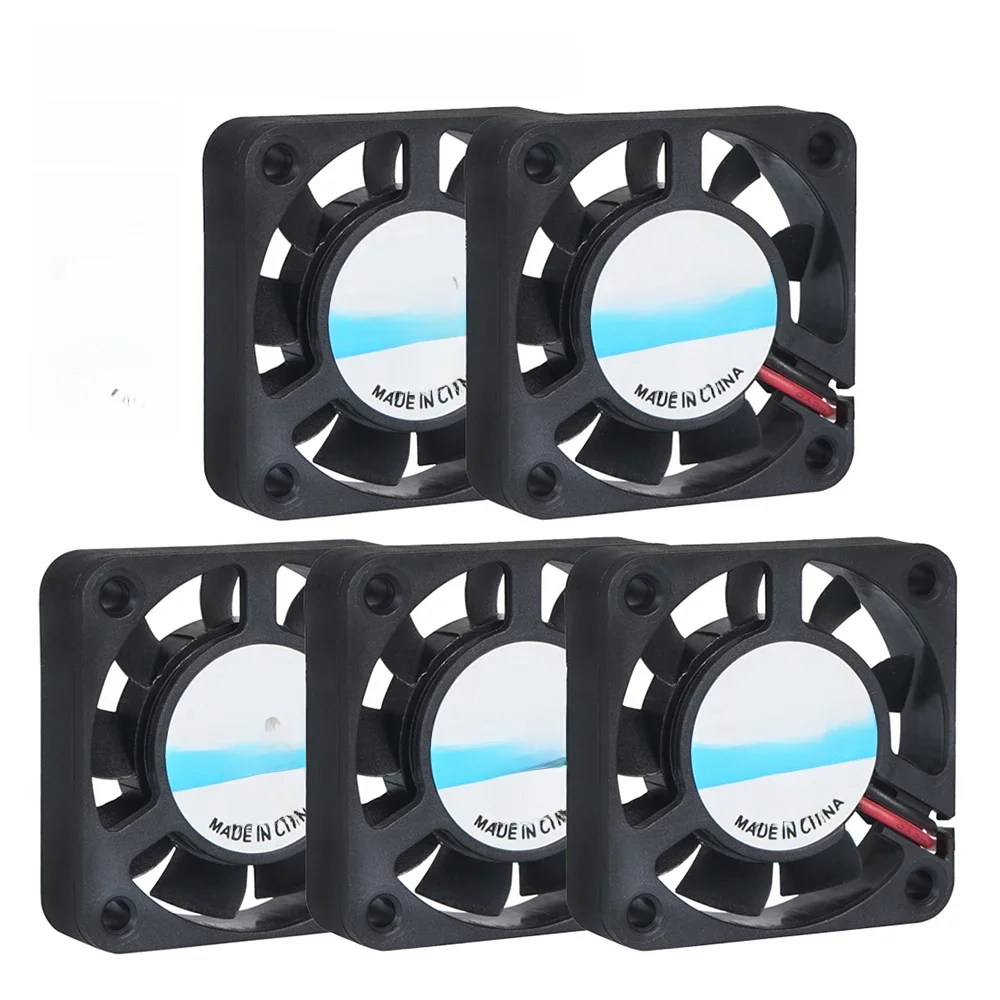 2 sztuk DC 12V 24V wentylator 2510 3010 4010 5010 6015 wentylator chłodnicy części drukarki 3D Radiator wentylator wytłaczarki komputer wentylator chłodzący CPU — zdjęcie 2
