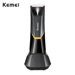 Kemei Electric Groin Hair Trimmer Lawn Mower Ceramic Blade Waterproof Clippers Ultimate Hygiene Razor Below The Waist Grooming