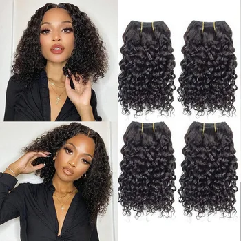 Braziliaanse Krullend Haar Bundels 100% Menselijk Haar Weave 1/3/6 Stuks Tissage Humain Haar Natuurlijke Remy Kinky krullend Haar Extensions
