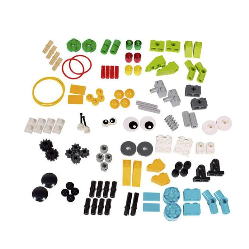 109Pcs/lot Technical Bricks Parts WeDo 2.0 Replacement Pack Building Blocks Bulk Spare Set Toys Compatible 45300 WeDo Core Set