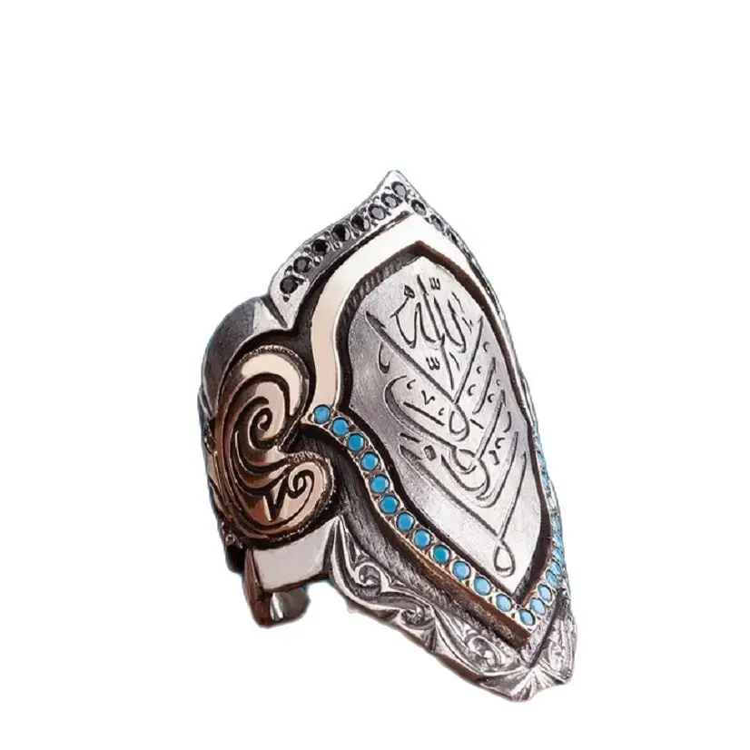 Archery Silver Mens Ring Zihgir, Ottoman Turkish Zihgir, Thumb 925 Sterling Silver Jewelry Ring, Personalized Silver Gift Ring