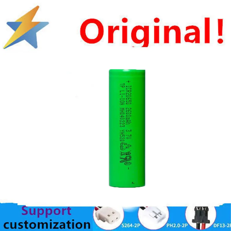 buy more will cheap Authentic replacement 20650 mAh 2600MAH new strong light flashlight night fishing sound amplifier flat head