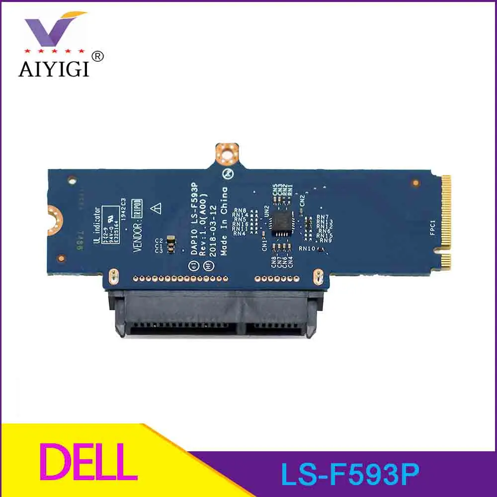 Original LS-F593P For DELL Precision 7530 7540 SATA HDD Hard Disk Board