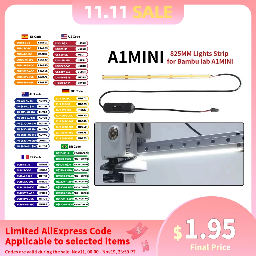 yZ[zLed CgXgbvou[{ A1/A1 ~j⏕ Ra95 24V Pxou[{ A1/A1mini i 3D v^ANZT[