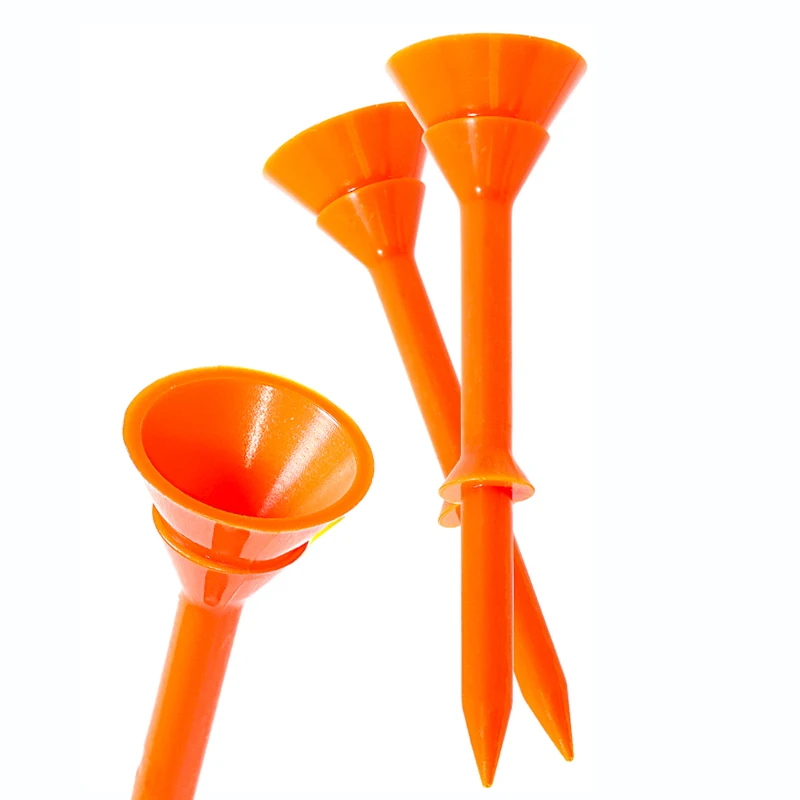 Bộ 50 Nhựa Golf Tee Plus 3-1/4 Có Thể Tái Sử Dụng Tee Nâng Cấp Không Thể Phá Vỡ Lớn Cốc Tee Lên Giảm Ma Sát Golf tee Đứng Golf Tiếp Liệu