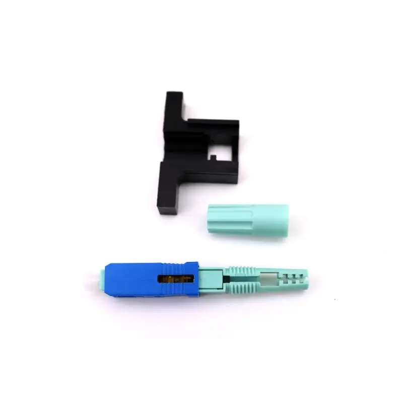 New SC APC UPC Fiber Optic Connector 58mm Single-Mode Optical Fast Connector FTTH Cold Connector Tool Fiber Quick Connector upc