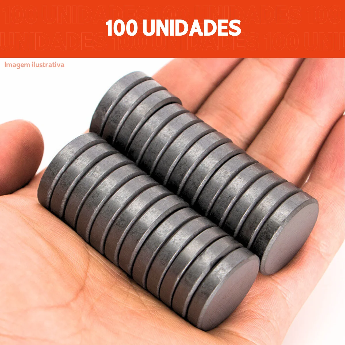 Round Magnet 10mm Black-Various Sizes-Pack With 100 Units-Create