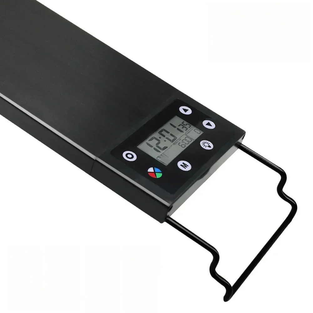 75-90cm 24/7 akwarium oświetlenie o pełnym spektrum światła LED dekoracja akwarium wzrost roślin ściemniacz lampa IP68 wodoodporny 100V-240V — zdjęcie 2