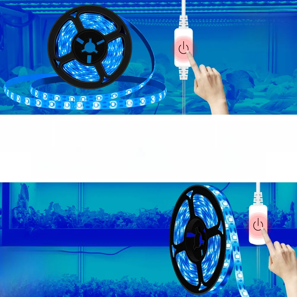 LED wachsen Lichtst reifen flexible Phytolamp für Pflanzen Indoor Hydro ponik Blumen samen Anbau