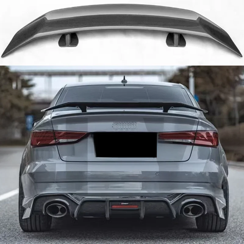 Voor Audi Rs S A3 A4 A5 A6 B8 B8.5 B9 B9.5 Sportback Mp Gt Stijl Gesmede Abs Koolstofvezel Achterspoiler Kofferbak Vleugel - afbeelding 2