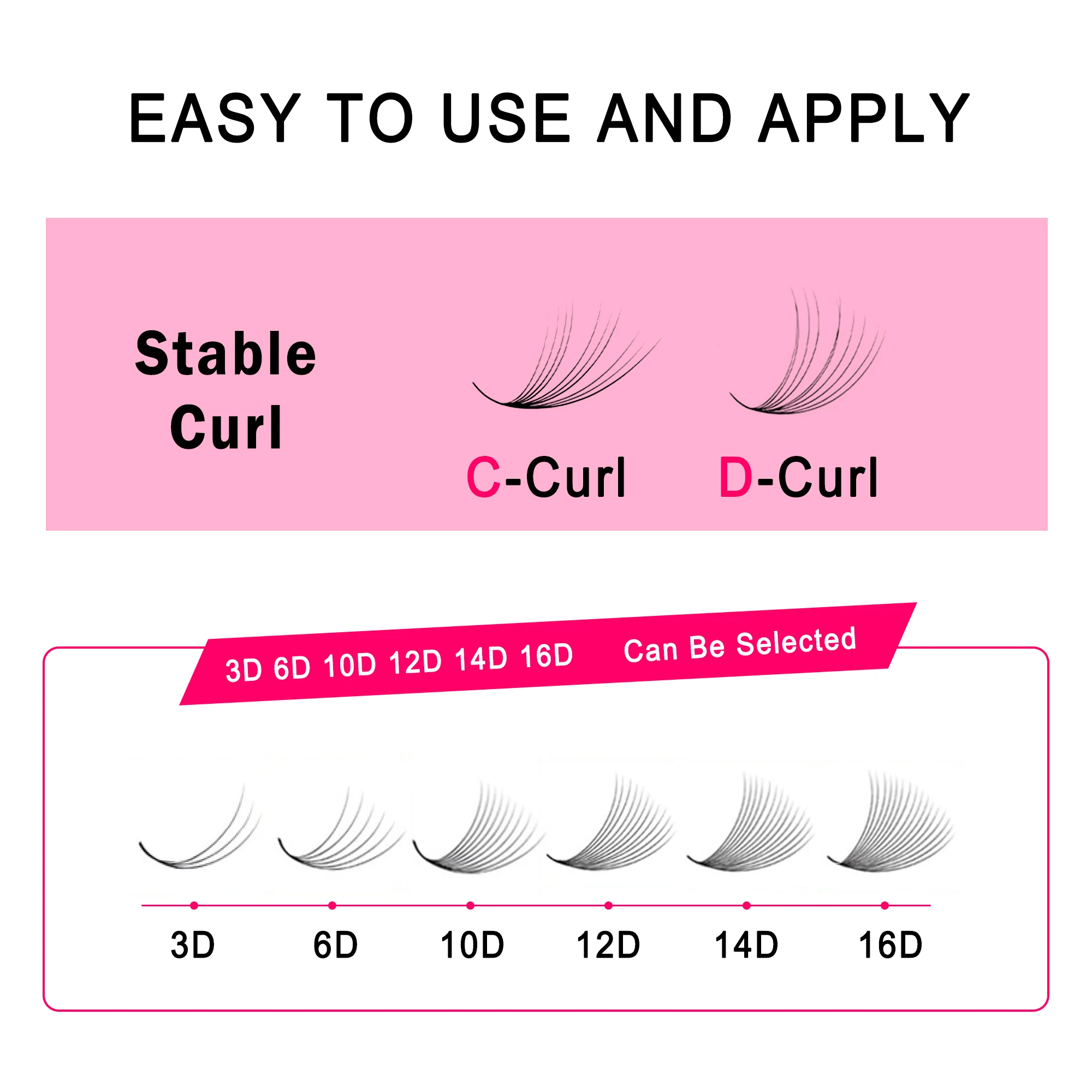 CoMango Portable Premade Fans Eyelash Extension 3d/6d/10d/12d/14d/16d 600 Fans Pointy Base Russian Volume Fake Lash Blister