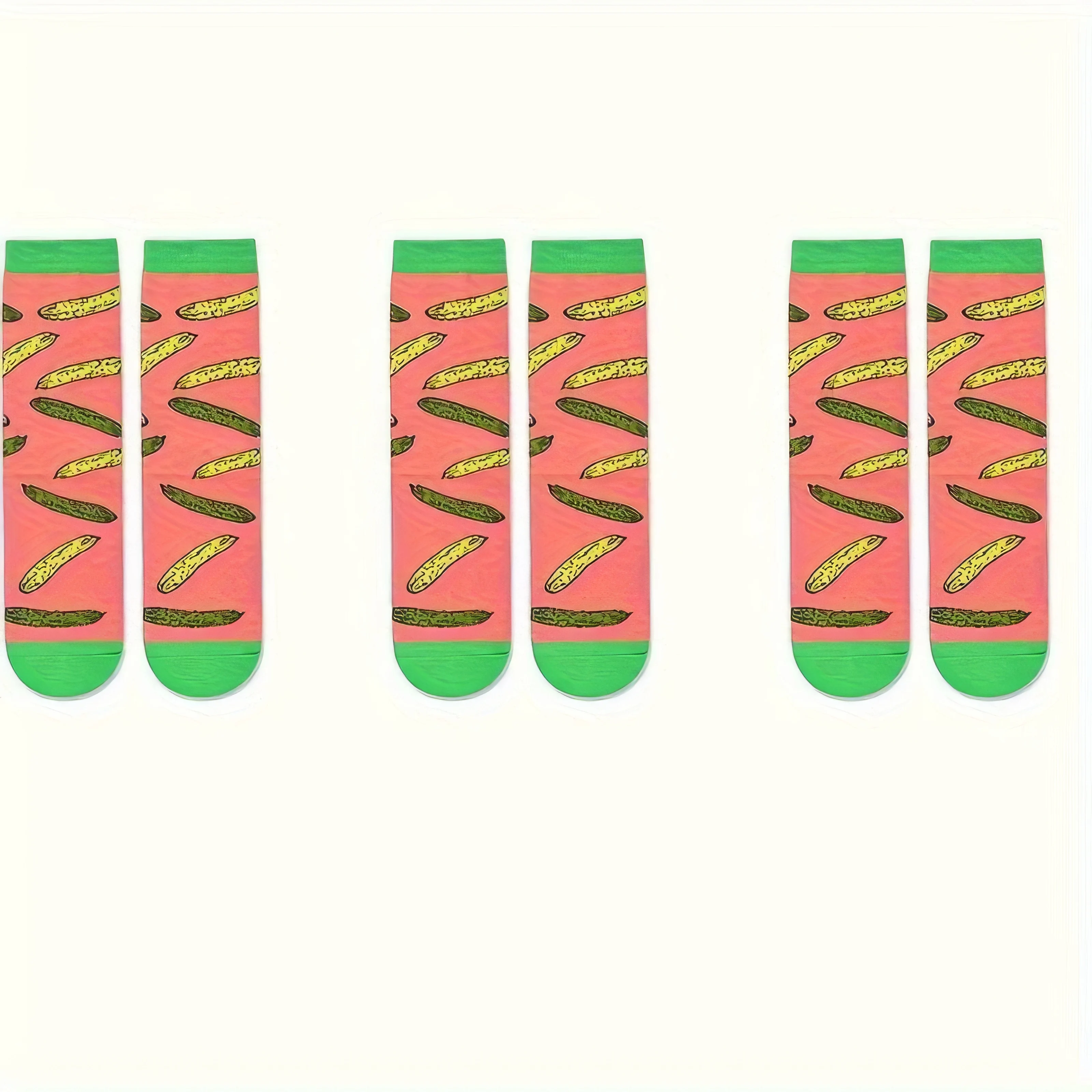 3 أزواج من جوارب كيمتشي النسخة الكورية، مصنوعة من نسيج غير قابل للانزلاق ومريح، مناسبة للخريف والشتاء، ملابس غير رسمية