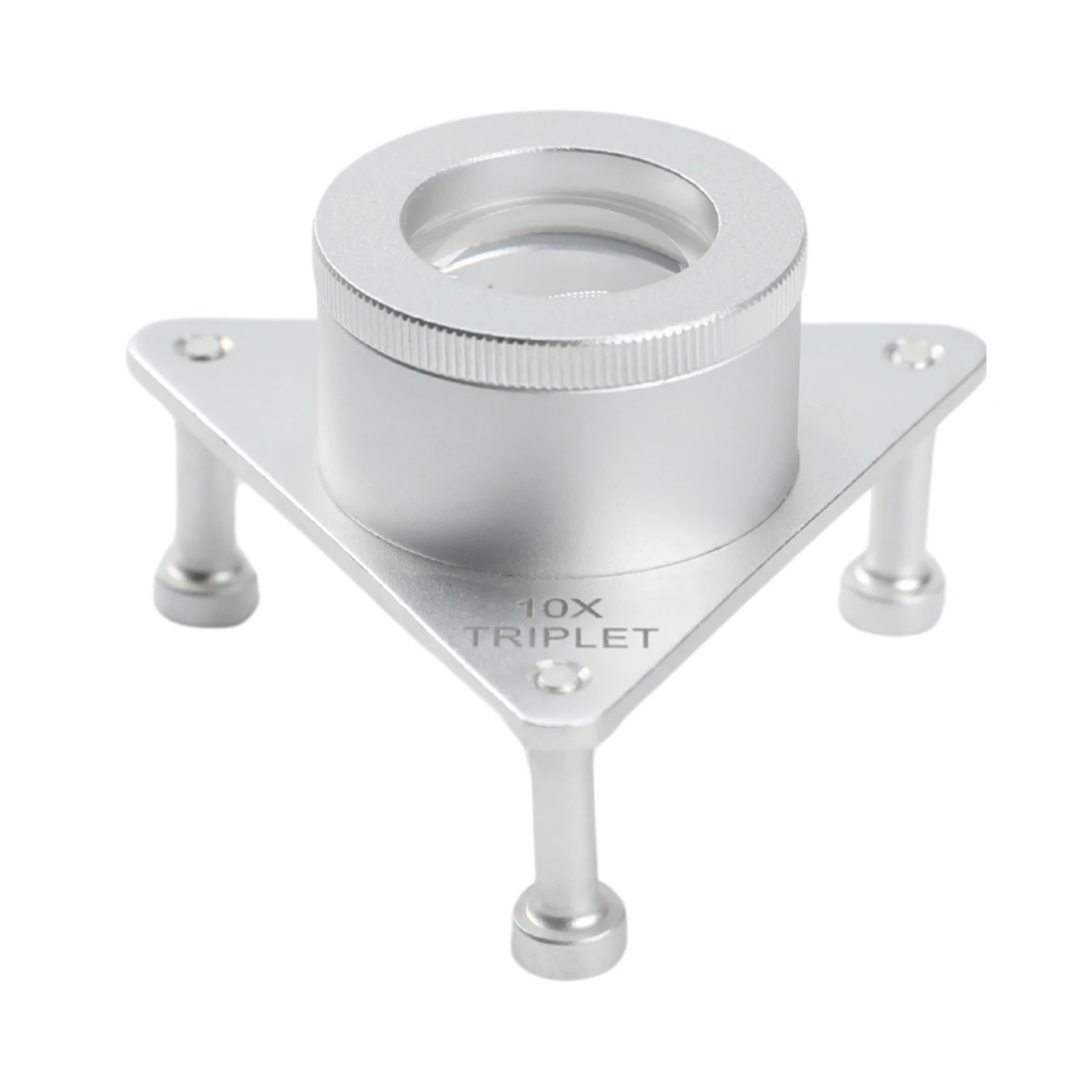 

Профессиональная лупа ювелирная 10X – тройная оптическая линза из стекла, складная подставка, алюминиевый корпус – увеличительный инструмент для монет, драгоценных камней