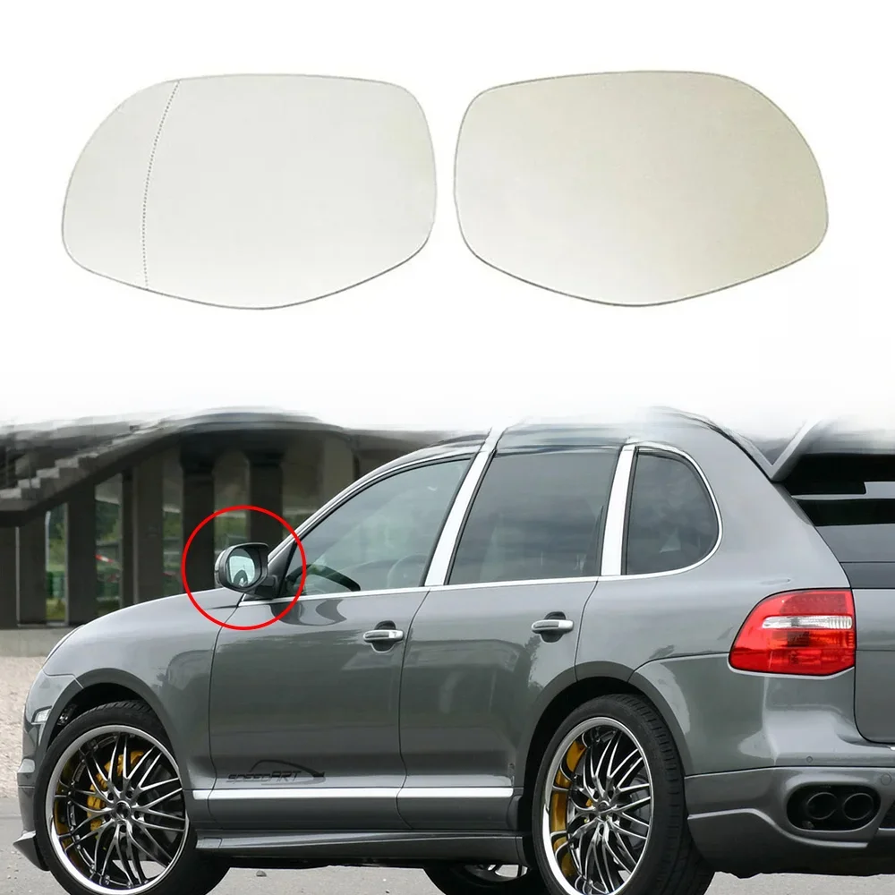 Podgrzewane białe lusterko wsteczne do PORSCHE CAYENNE 957 2007 2008 2009 2010 — zdjęcie 2