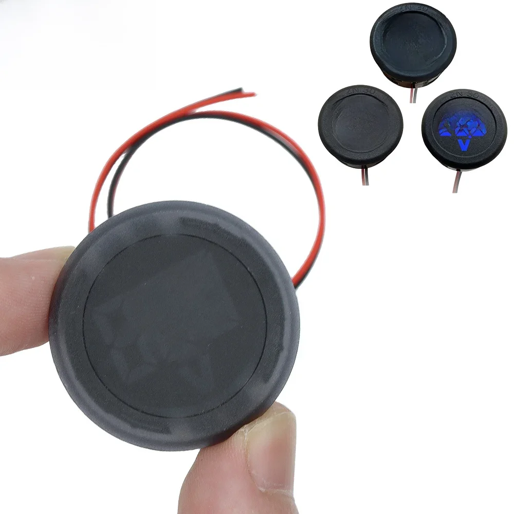 Okrągły wyświetlacz cyfrowy LED DC 4-100 V Okrągły dwuprzewodowy woltomierz Cyfrowy woltomierz DC Wyświetlacz głowicy Zabezpieczenie przed odwrotnym podłączeniem — zdjęcie 2