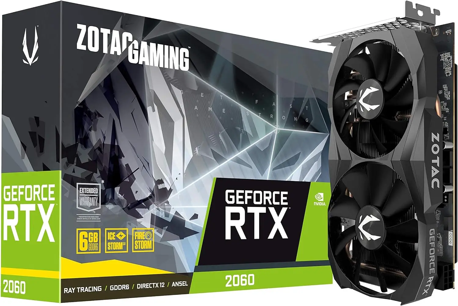 2024 бывшая в употреблении видеокарта ZOTAC RTX 2060 SUPER 6 ГБ 8 ГБ GPU RTX2060 игровая графическая карта 2060 S