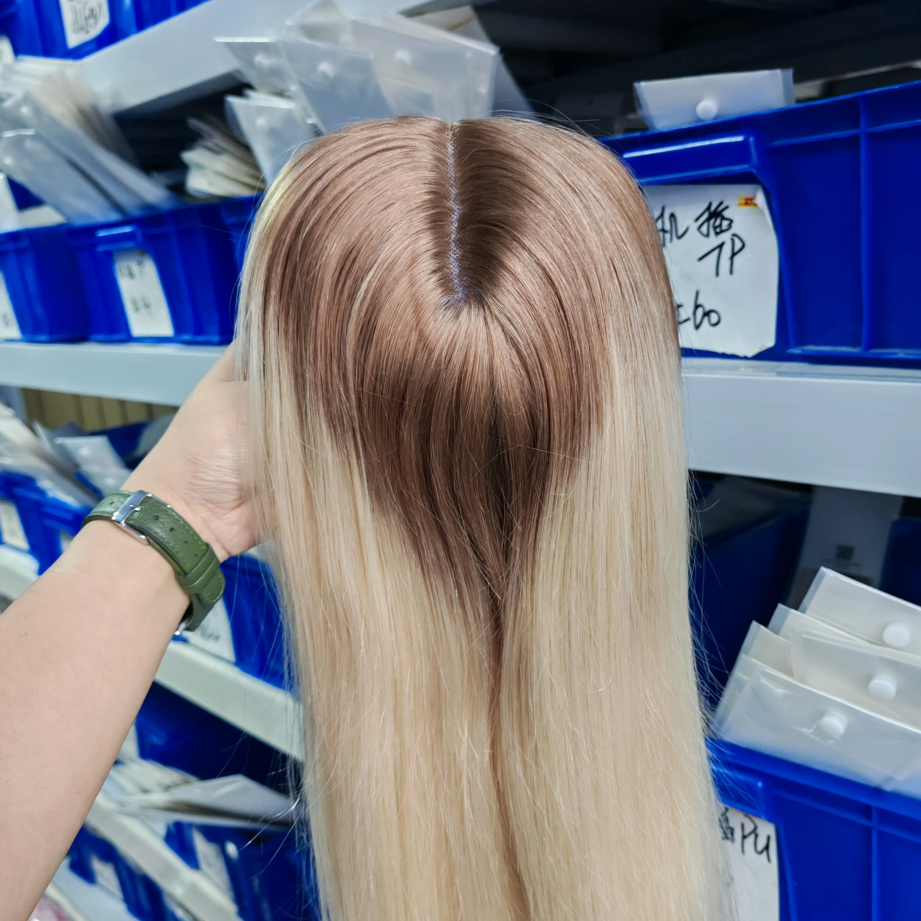 

Moresoo Topper Заколка для человеческих волос в накладке для женщин 20 дюймов 50 см 150% плотность Топпер для волос Моно и основание из искусственной кожи Невидимые