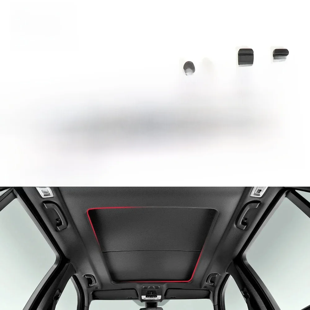 Kit de réparation de pare-soleil de toit ouvrant de voiture noir, rideau de toit ouvrant, fibre pour BMW X5, E70 F15 54107198762, nouveau