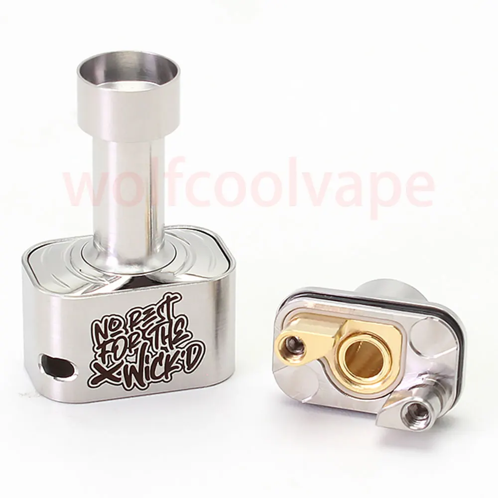 Wolfcoolvape 1:1 Wick'd Remix'd Style RBA Bridge for Billet / BB / Boro Tank Pattern B 1.2/2/2.5/3/3.5/4/4.5mm