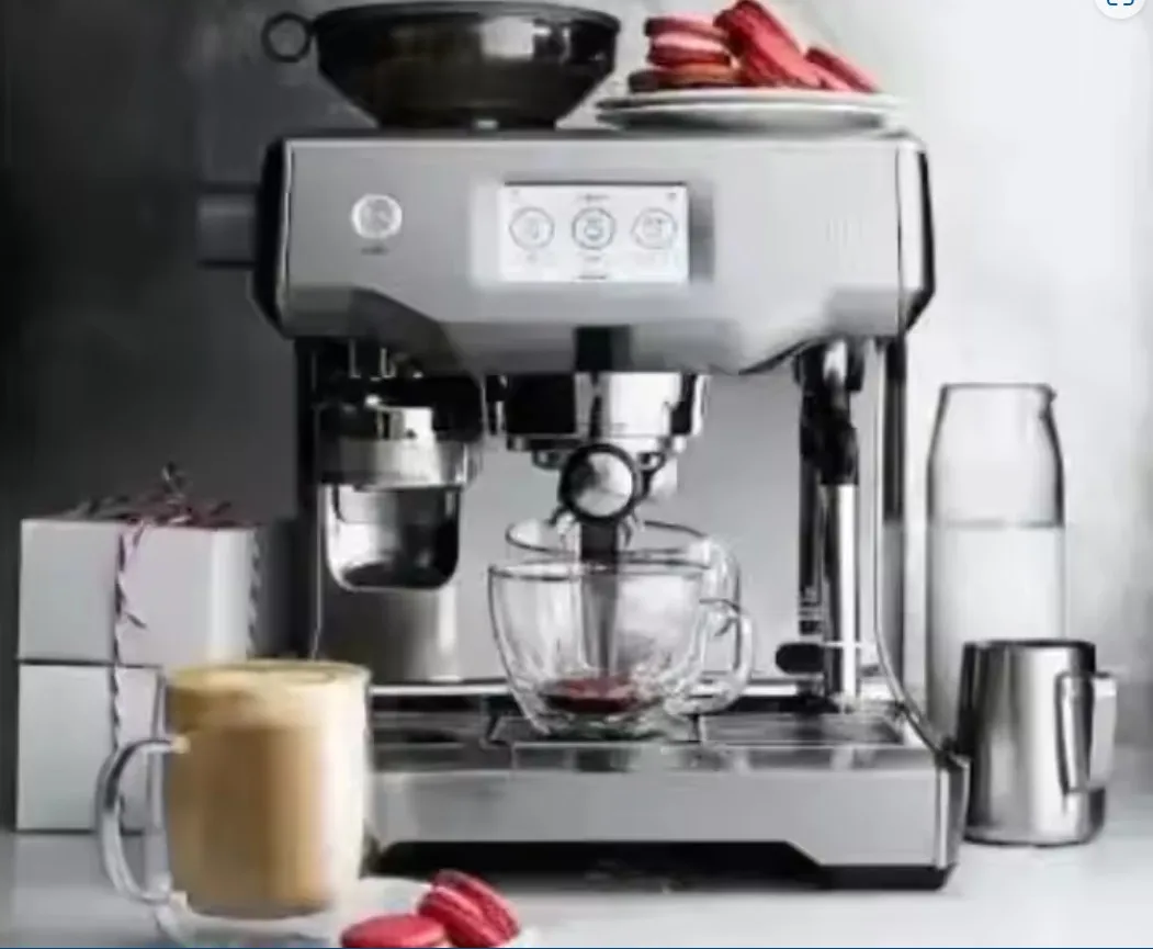 Высококачественная Эспрессо-машина Breville BES880BSS с сенсорным управлением, топ продаж, Матовая нержавеющая сталь с уникальными особенностями Высококачественная Эспрессо-машина Breville BES880BSS с сенсорным управлением, топ продаж, Матовая нержавеющая сталь с уникальными особенностями