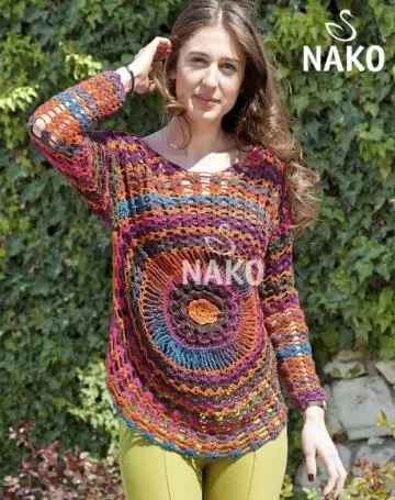 Nako Vals Hand Knitting Yarn, 100 Grams 240 Meters, 25 Colors, Premium Acrylic, Scarf, Hat, Beret, Cardigan, Sweater, Shawl, Home Textile,