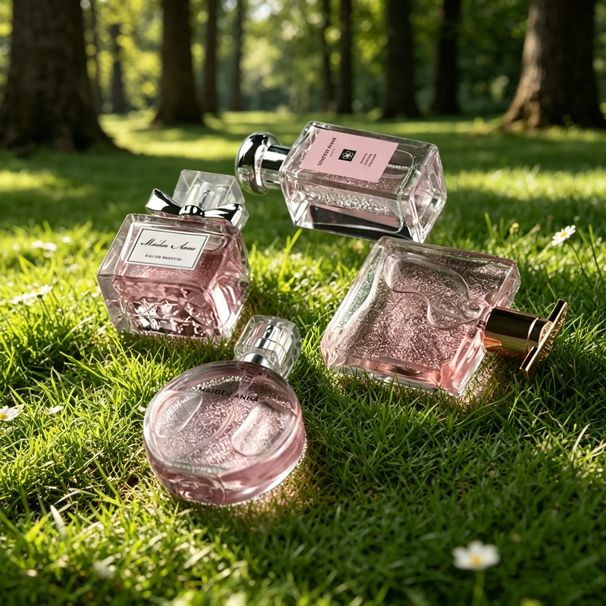 Set de Regalo de 4 Perfumes Florales | Aroma de Feromonas de Larga Duración para Mujeres y Hombres, Regalo Ideal para Enamorados, Amigos y Jefes