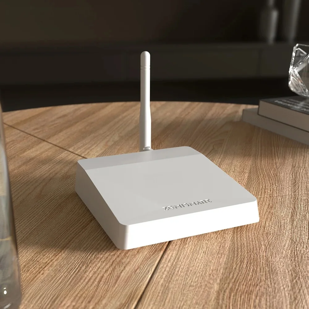 Zemismart Matter Zigbee Gateway mit Antenne Smart Home Hub Bridge Funktioniert mit der Tuya App Homekit Google Home App Smartthings App
