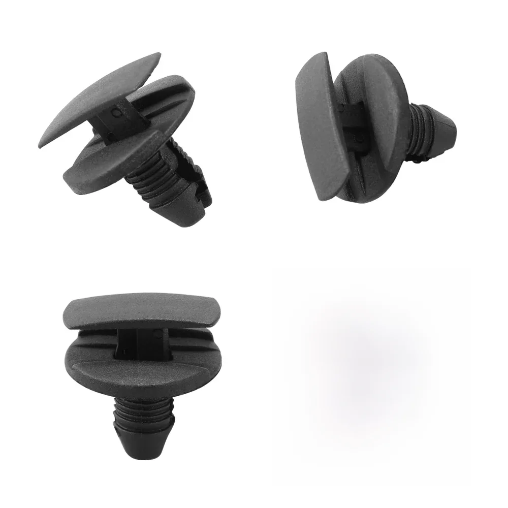 Clip de fixation automatique pour Peugeot et citroën, 50 pièces, Rivet de pare-chocs, pince fixe de garde-boue, retenue en plastique noir, fixation de panneau de garniture