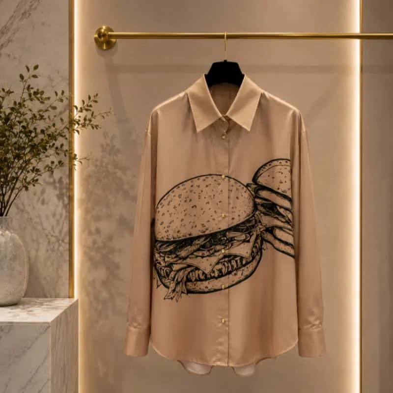 61C-2026 New Arrival / Printed Shirt / Understated Luxury / Sophisticated & Elegant / Premium Quality / Versatile