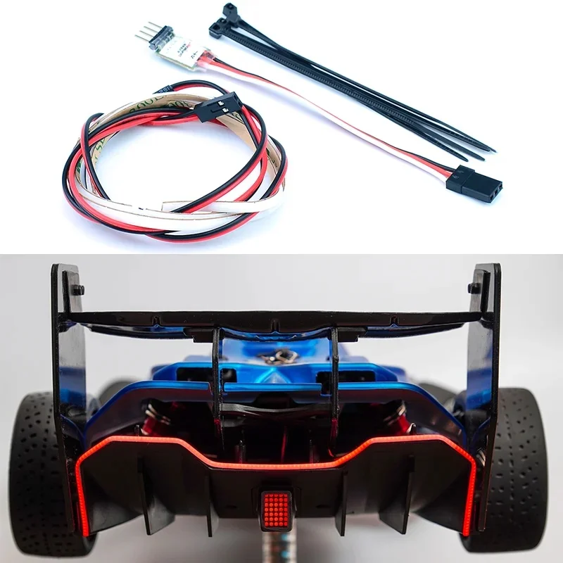 Pour 1/7 ARRMA FELONY 6S BLX INFRACTION LIMITLESS V2 voiture camion LED Simulation lumière de pénétration rouge