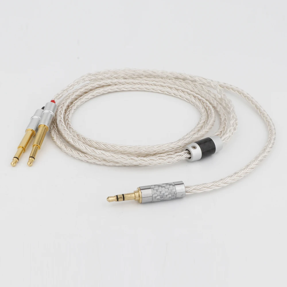 Preffair สายหูฟังโทรศัพท์16Core OCC ชุบเงิน2.5mm/ 4.4mm/ 3.5MM/XLR/ 6.5mm สำหรับ meze 99 CLASSIC NEO Headphone