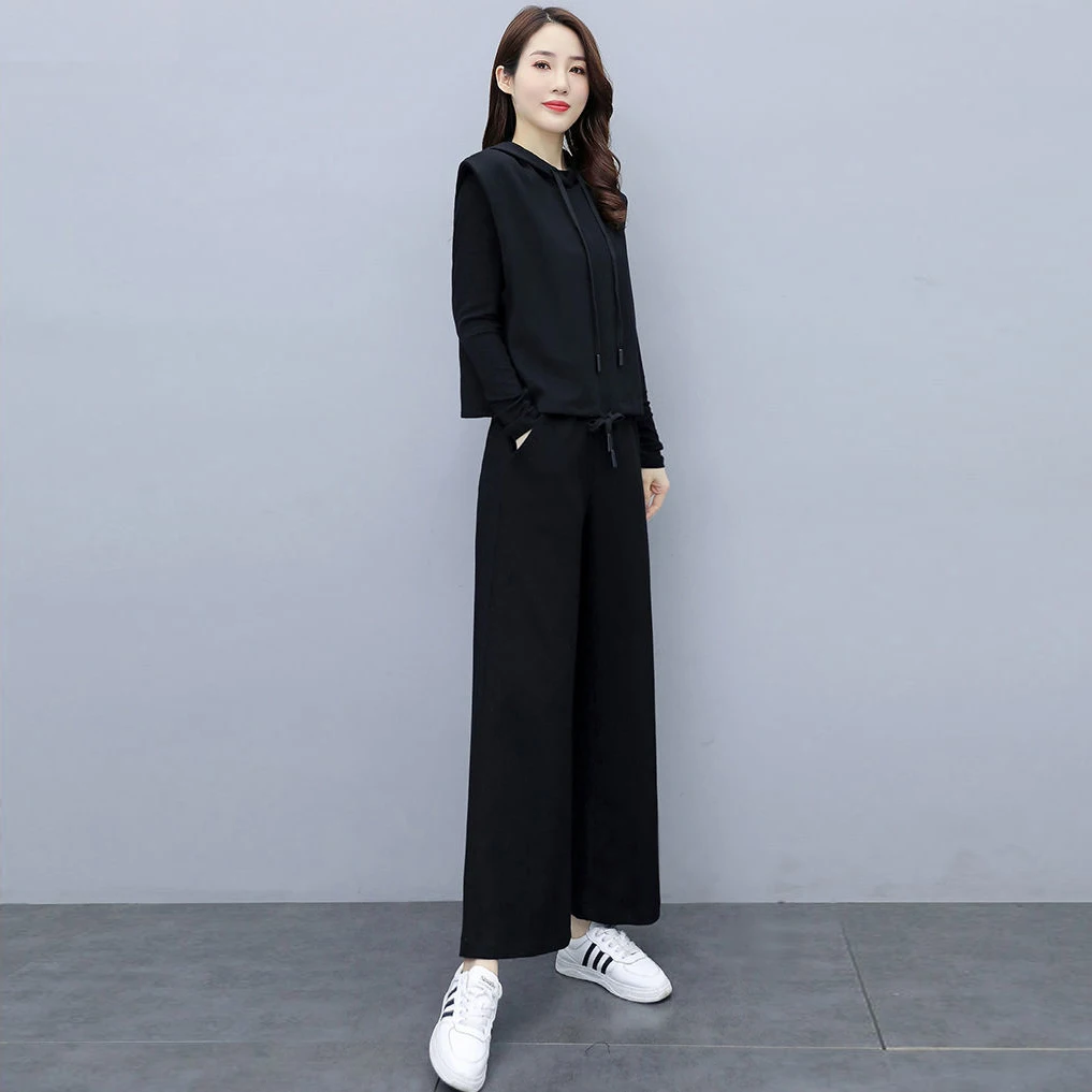 new Fashion Three Piece Set Women Outfit 2021 Fall Winter Tracksuit Casual Waistcoat + Hoodies + Pant Female Sweat Suit Spring