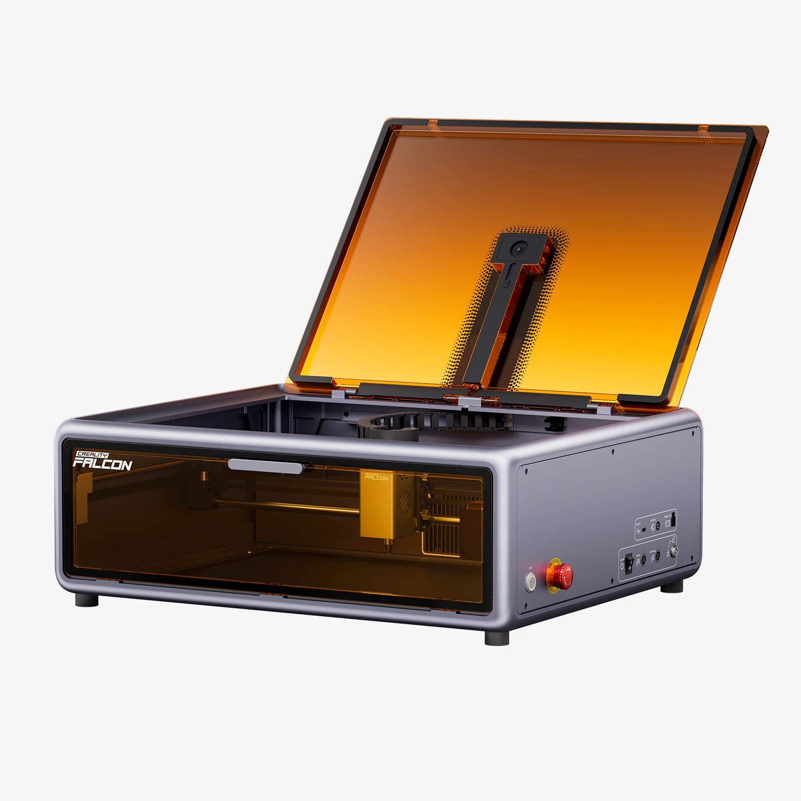 Creality Falcon A1 10W Laser-Graviermaschine Geschlossener Schneideplotter mit Luftunterstützung HD-Kamera-Positionierung EU
