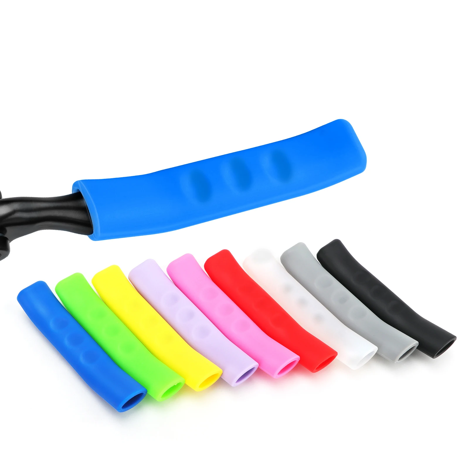 AliExpress GOLDIX MEROCA 1Pair Bike Brake Lever Protective Silicone Bicycle Lever Grips Bicycle Brake Handle Cover Bicycle Accessories