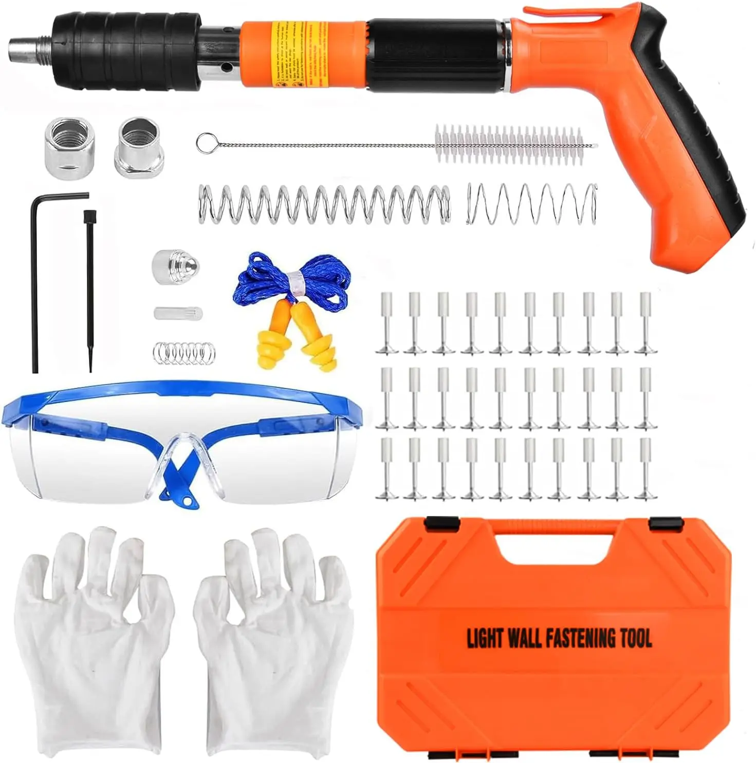 5 Speed Mini Stalen Schiethamer Handleiding Klinknagel Pistool Betonnen Muur Plafond Muur Anker Draad Steken Apparaat Thuis Muur Fastener klinknagel Tool