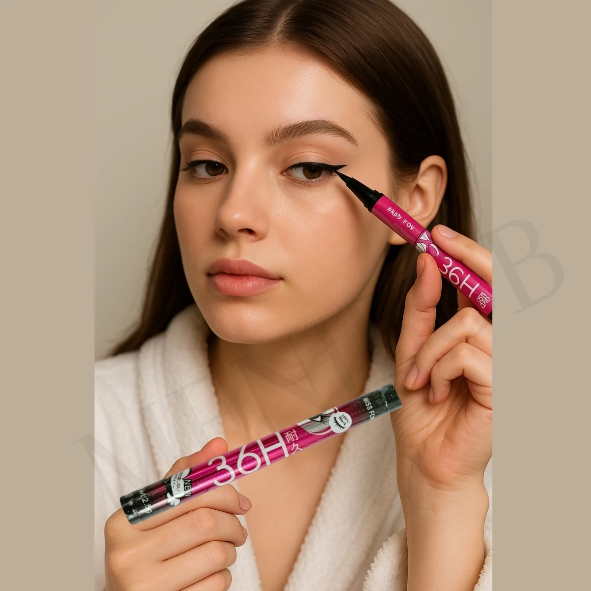 24 قلم تحديد العيون قلم تحديد الحواجب