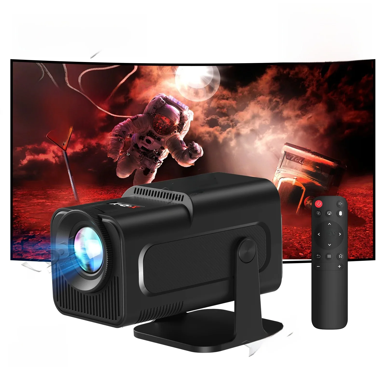 XGODY Native 1080P 4K projecteur 12000 Lumen 5G WiFi Android 11.0 HDMI Portable Home cinéma projecteur Freestyle Bluetooth5.0